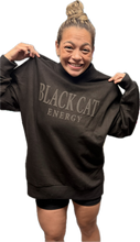 Load image into Gallery viewer, Collab!  Black Cat Energy Top &amp; Cozy Bundle!